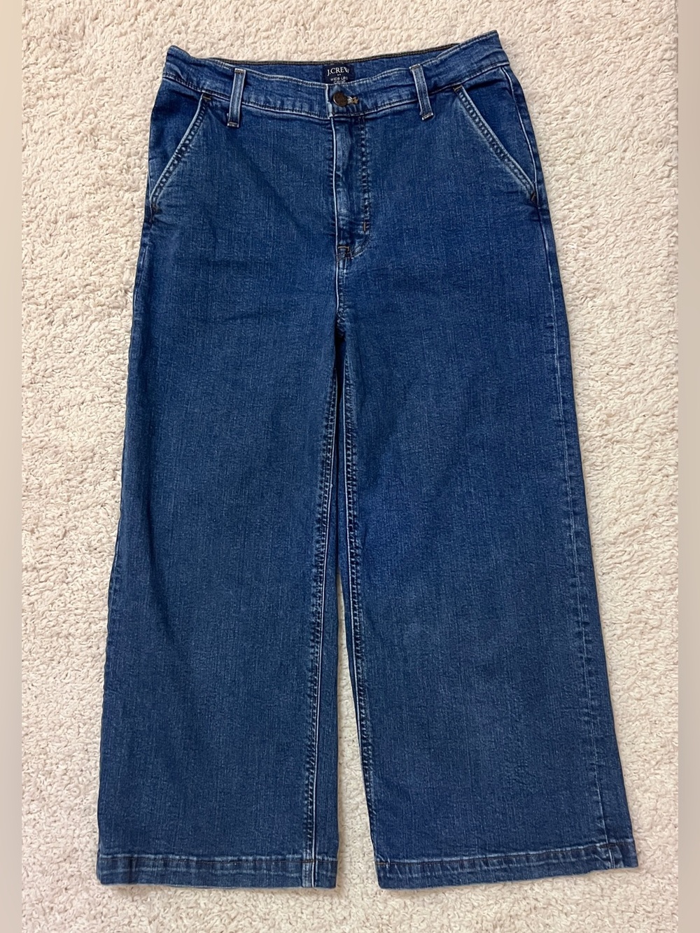 J.Crew Wide Leg Crop Jeans - Picture 3 of 8